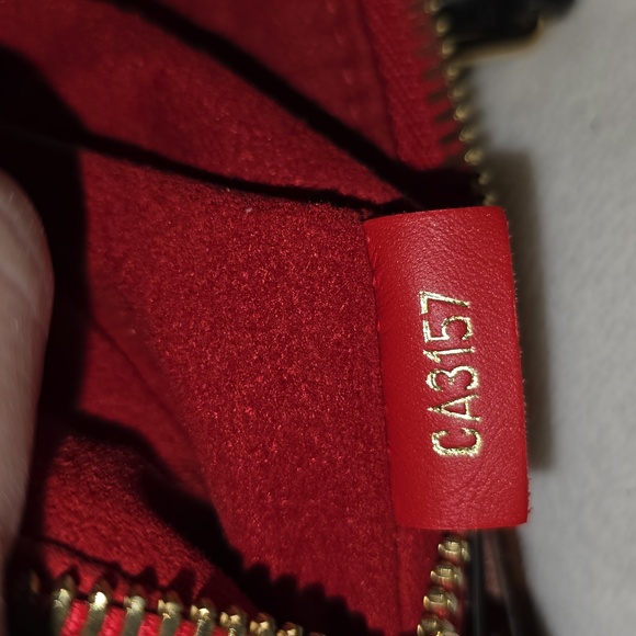 Louis Vuitton Brown and Red Satchel with Iconic Monogram and Gold Accents - Picture 10 of 16